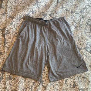 Men’s Small grey Nike DRI-Fit shorts